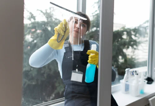Nettoyage de vitres intérieures et extérieures à Plémy